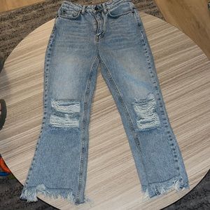 BDG Wilco High-Waisted Cropped Flare Jean